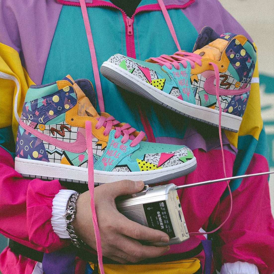 80's & 90's Inspired Custom Shoes
