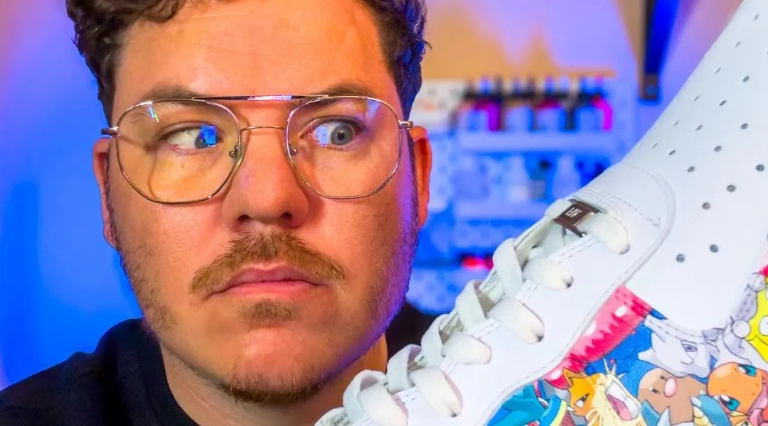 How to Use Angelus Glow-in-the-Dark Paint on Sneakers: Tutorial with Tristan Custom Snkrs