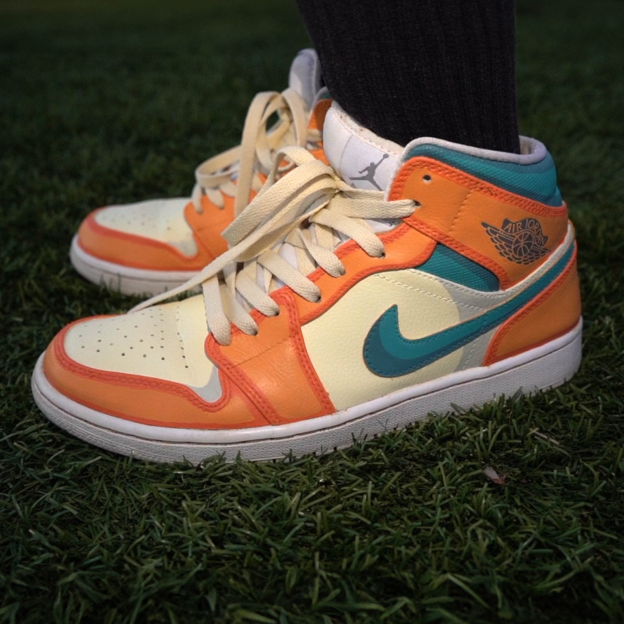 How to Create Charizard-Inspired Custom AJ1 - Angelus Direct