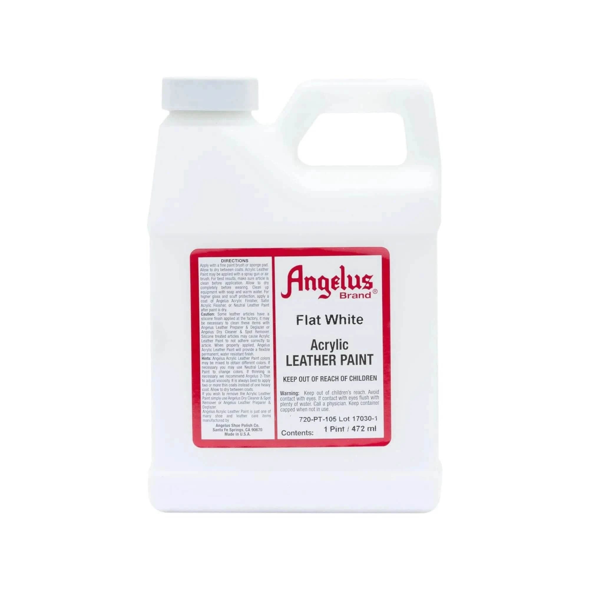 Angelus Direct Angelus Flat White Paint Pint Standard Paint