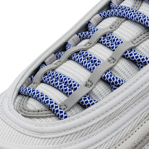 Blue/White Rope Laces on shoes