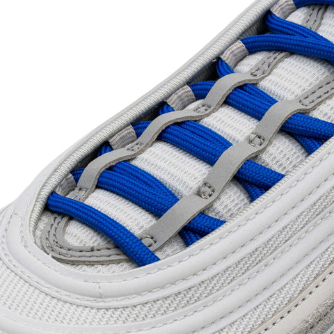 Blue Rope Laces on shoes