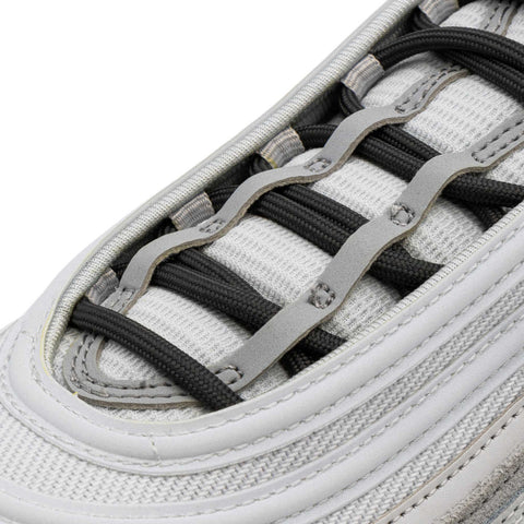 Charcoal Grey Rope Laces on shoes