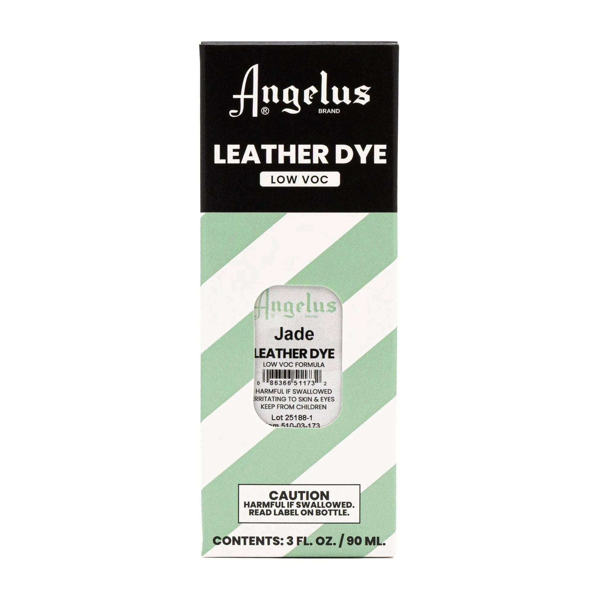 Angelus Direct Jade Low VOC Leather Dye 3 oz. Low VOC Leather Dye