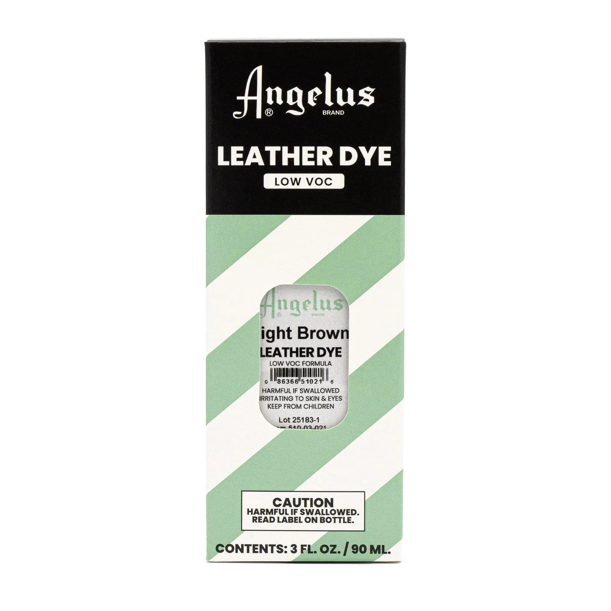 Angelus Direct Light Brown Low VOC Leather Dye 3 oz. Low VOC Leather Dye