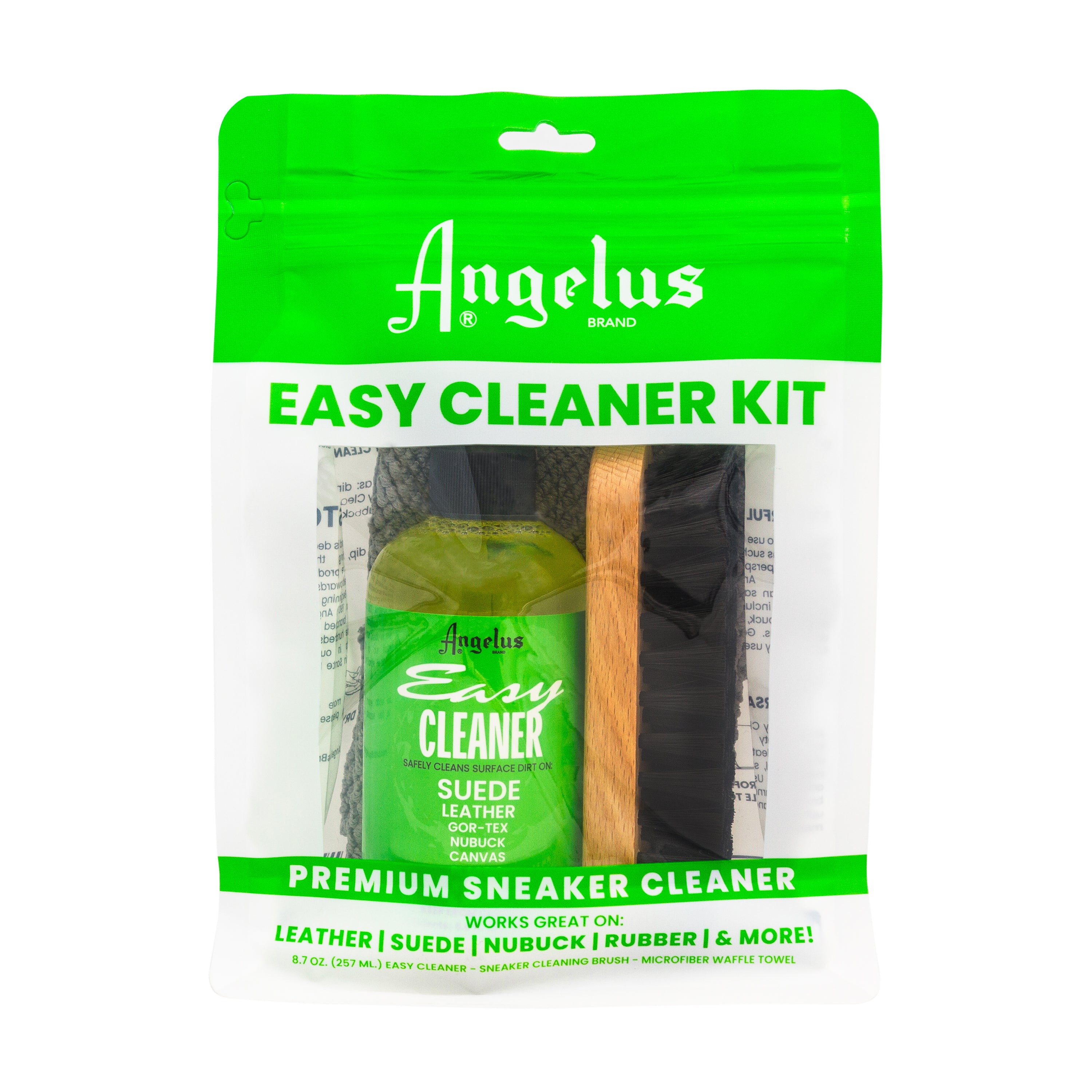 Refreshed Shoe Cleaner & Conditioner | Suede Leather Canvas Nubuck Sneaker Cleaner| Starter + Brush Shoe Cleaning Kit, White
