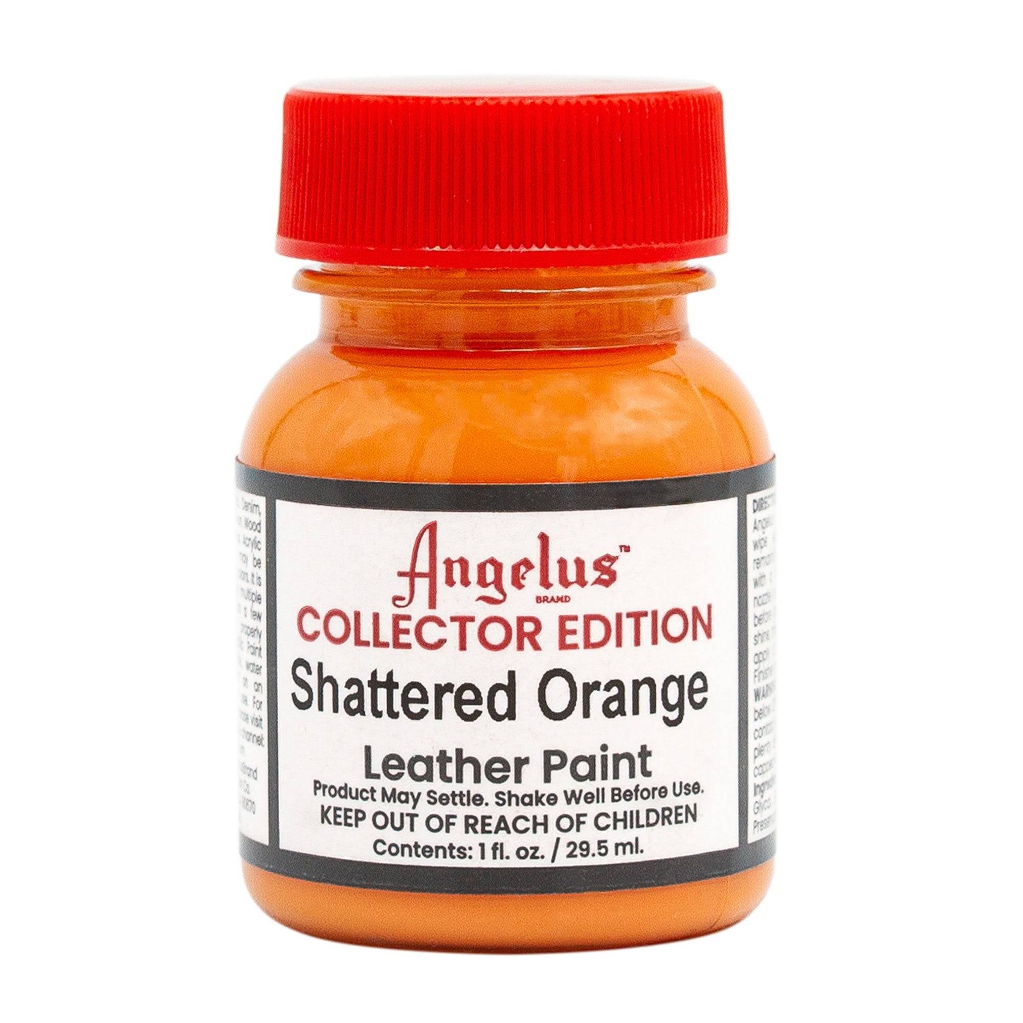 Angelus Collector Edition Leather Paint, Sneaker Paint for Customizing -  Shattered Orange