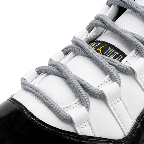 Cool Grey - XI Rope Laces on shoe Jordan XI
