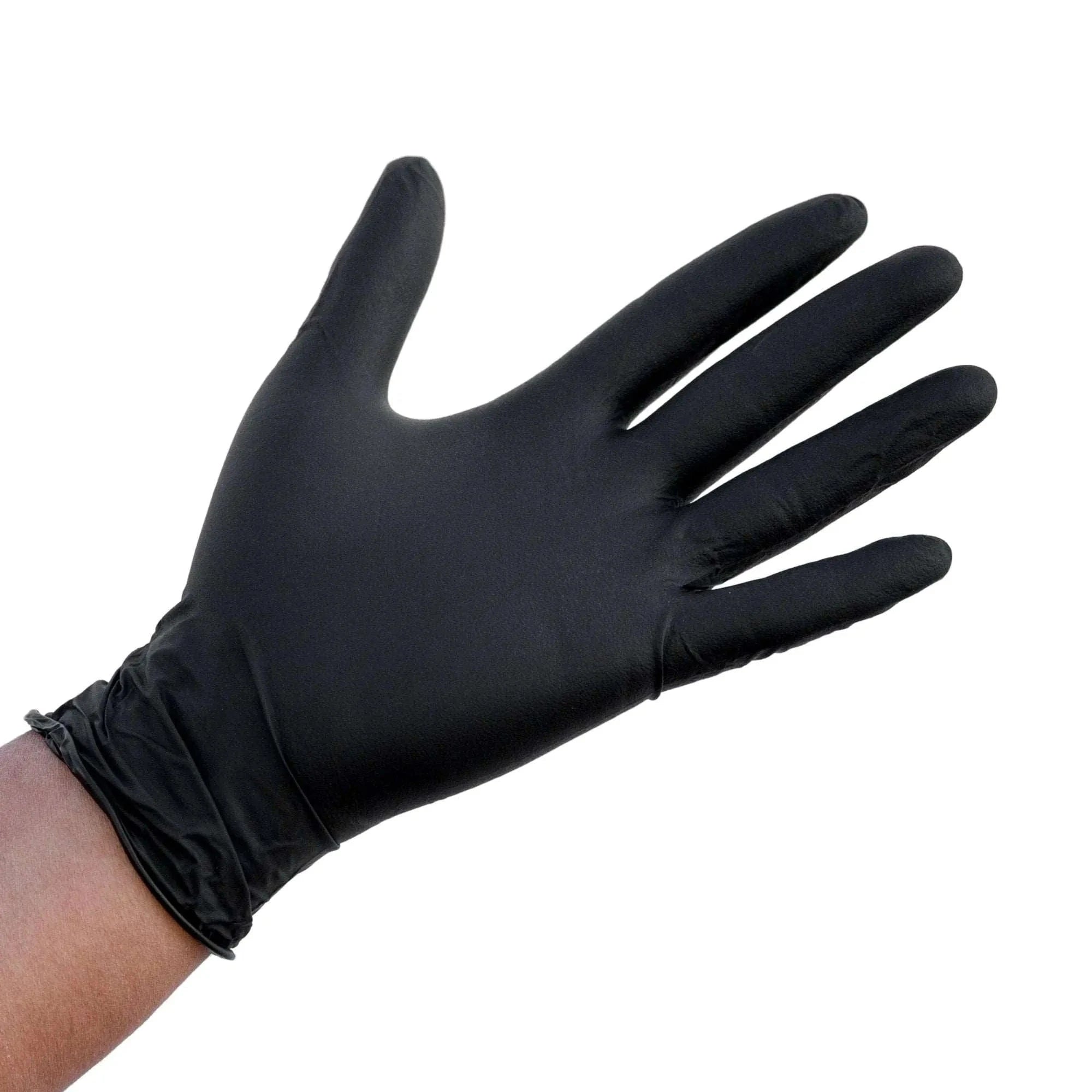 Angelus Black Nitrile Disposable Gloves - 6 Mil - 100 Gloves - Angelus Direct