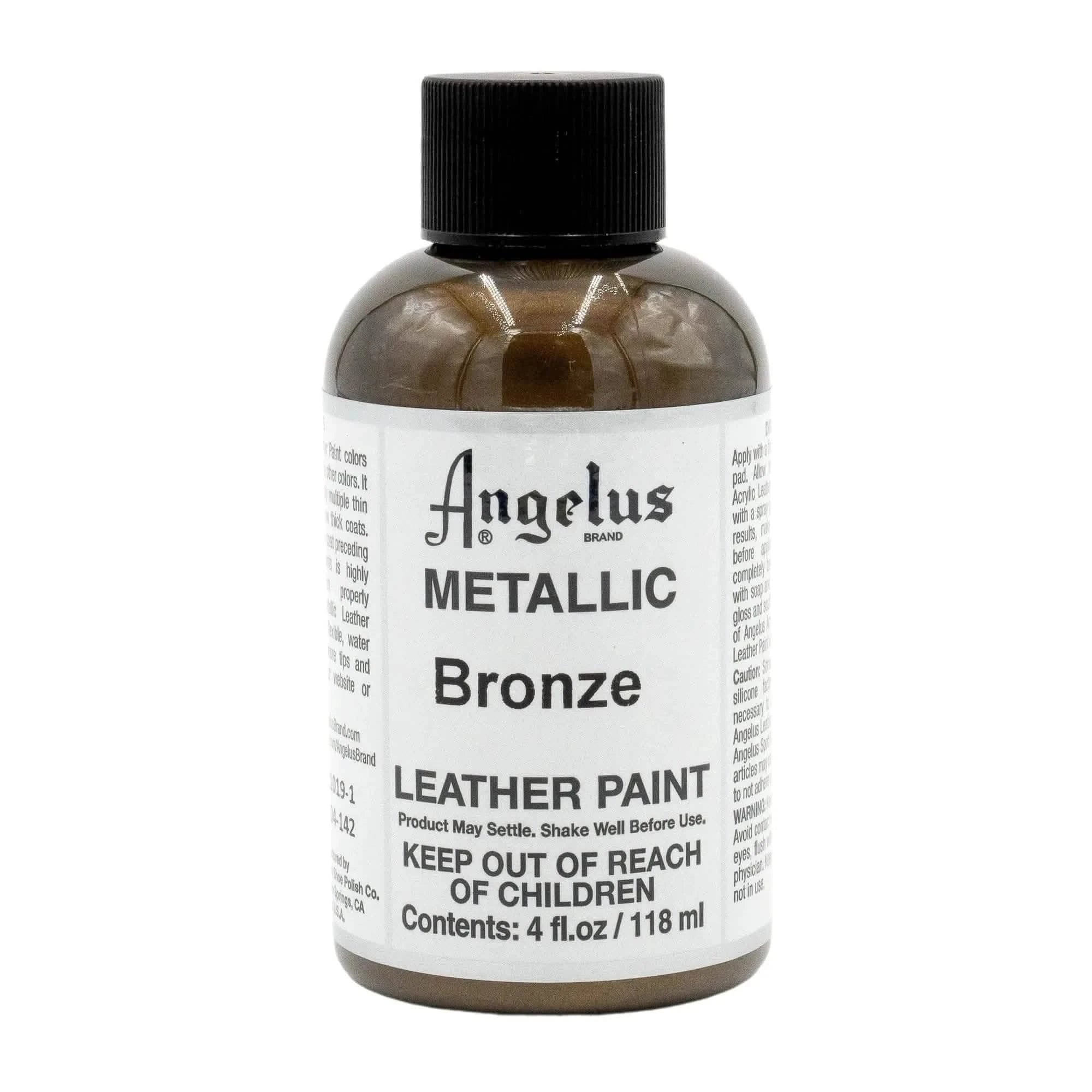 Angelus Direct Angelus Metallic Bronze Paint 4 oz. Metallic Paint