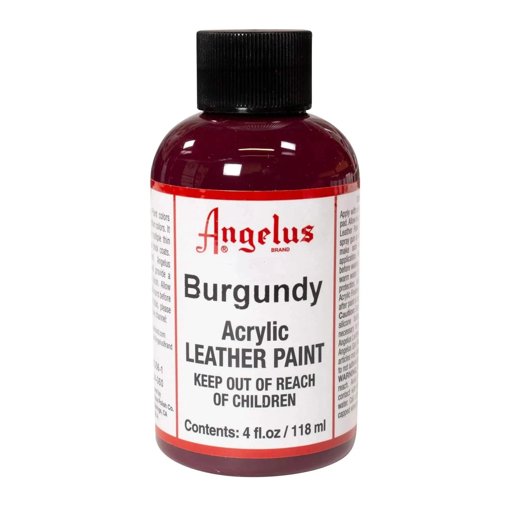 Angelus Direct Angelus Burgundy Paint 4 oz. Standard Paint
