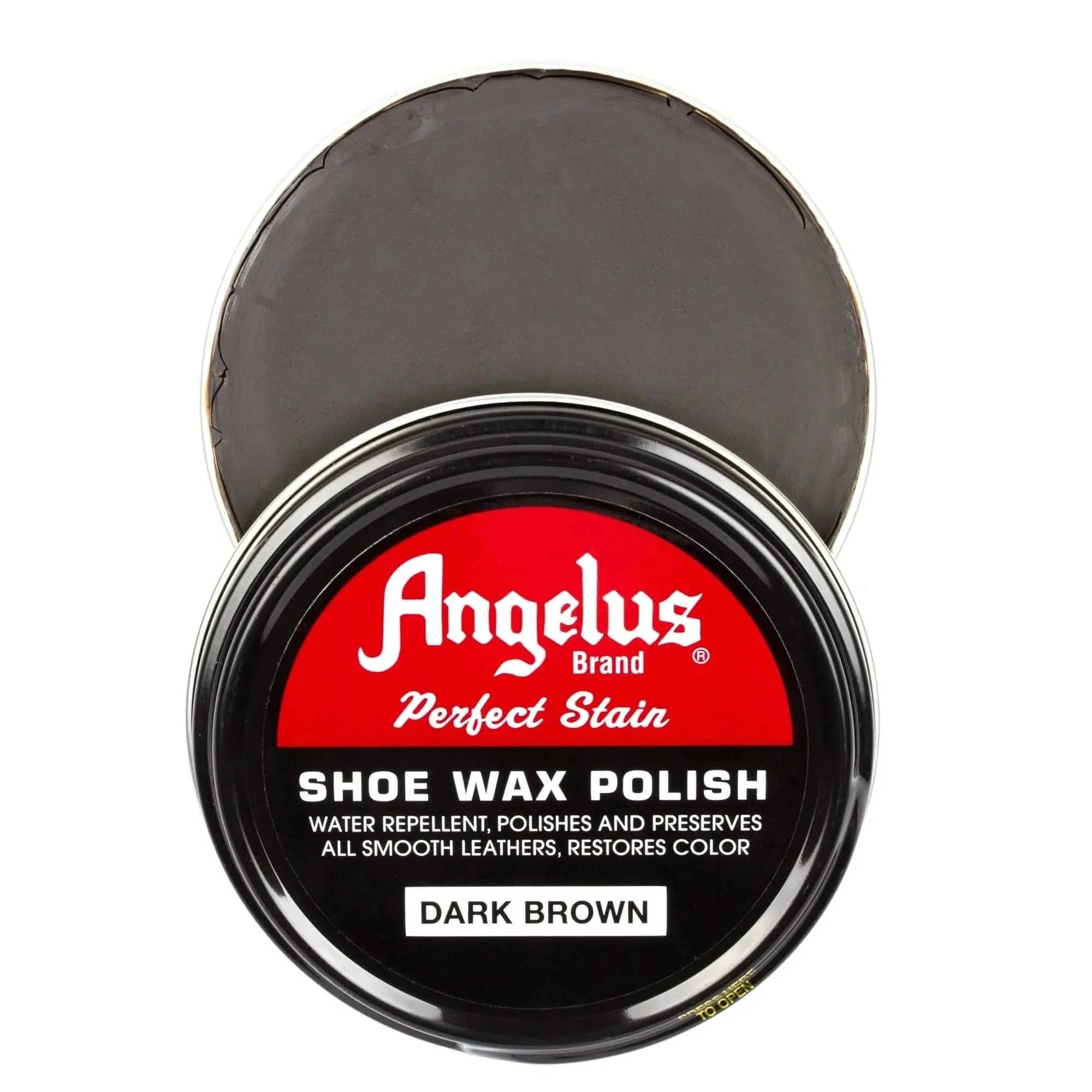 Angelus Dark Brown Shoe Wax Polish