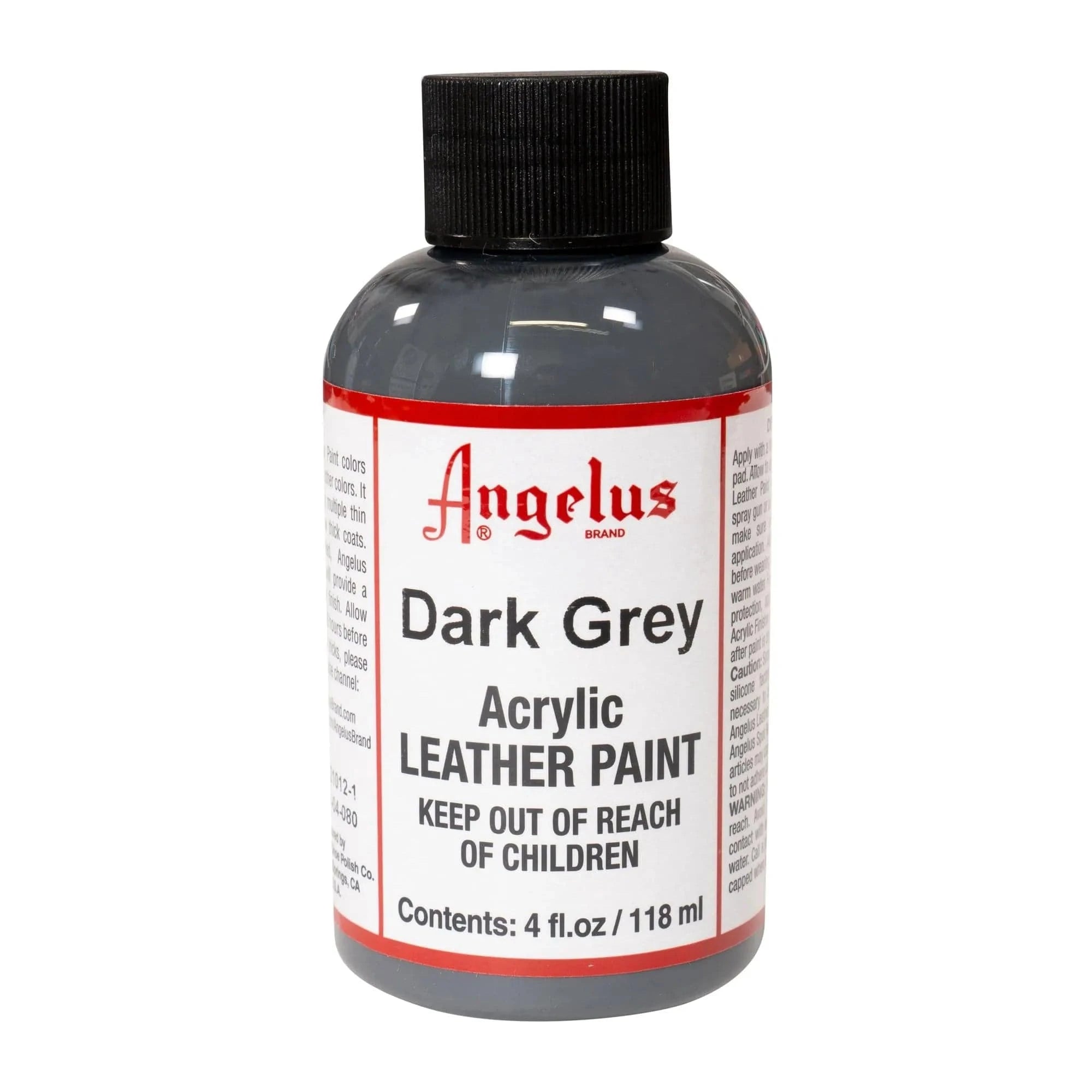Angelus Direct Angelus Dark Grey Paint 4 oz. Standard Paint