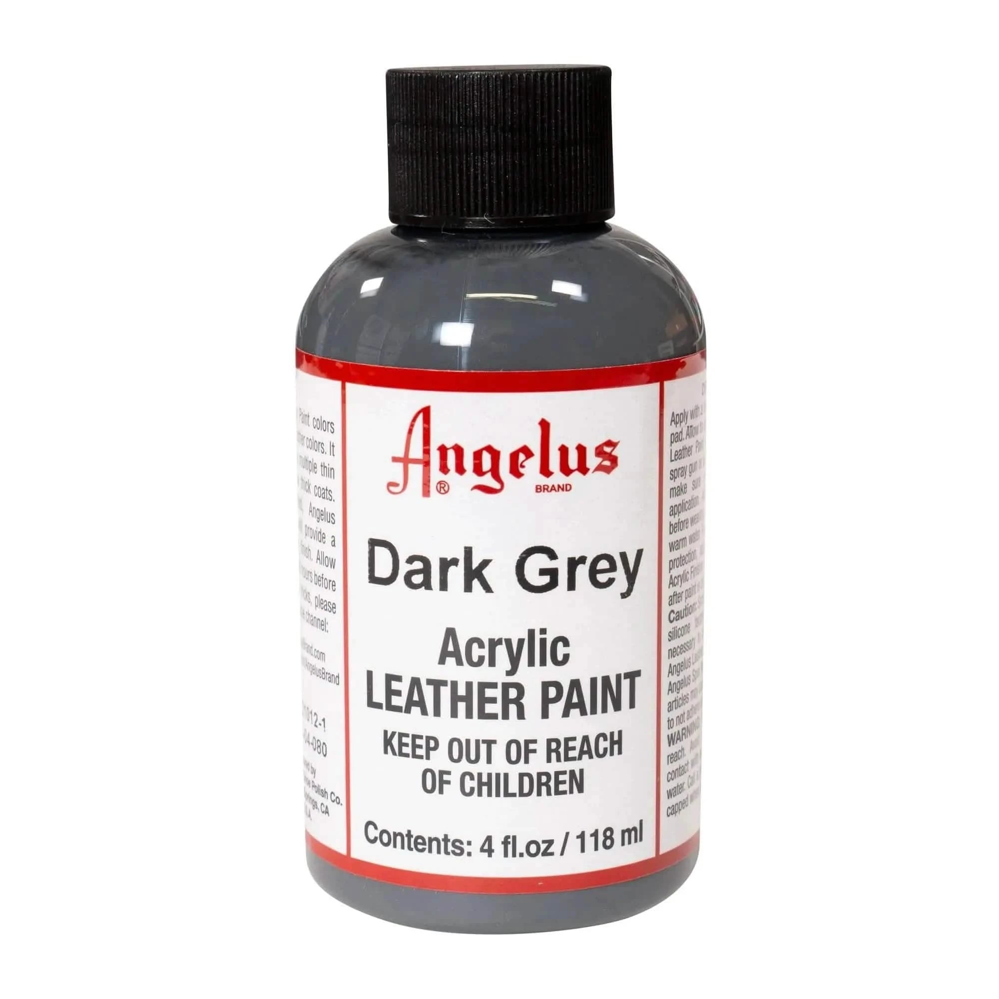 Angelus Direct Angelus Dark Grey Paint 4 oz. Standard Paint