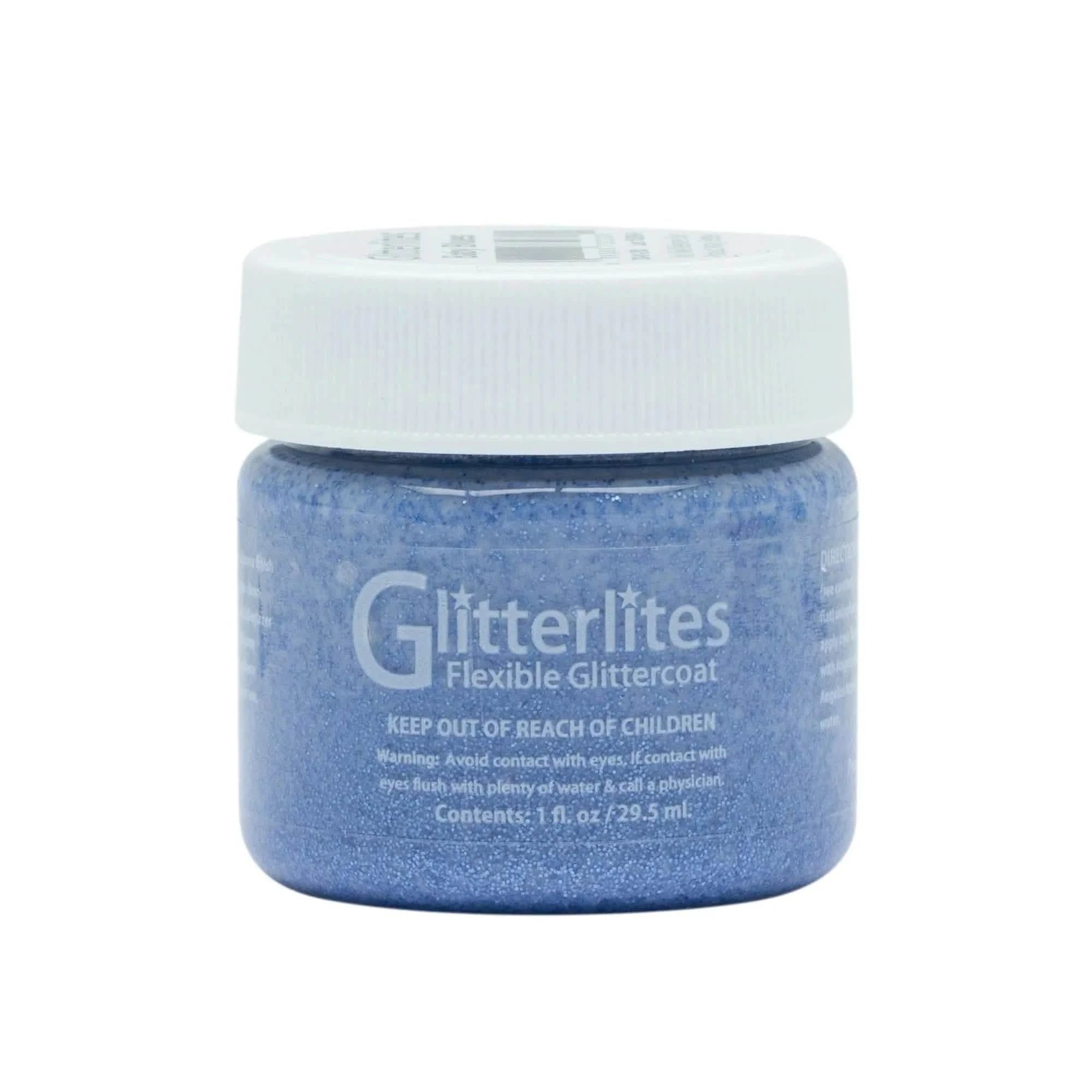 Angelus Direct Angelus Glitterlites Paint - Baby Blues 1 oz. Glitterlites