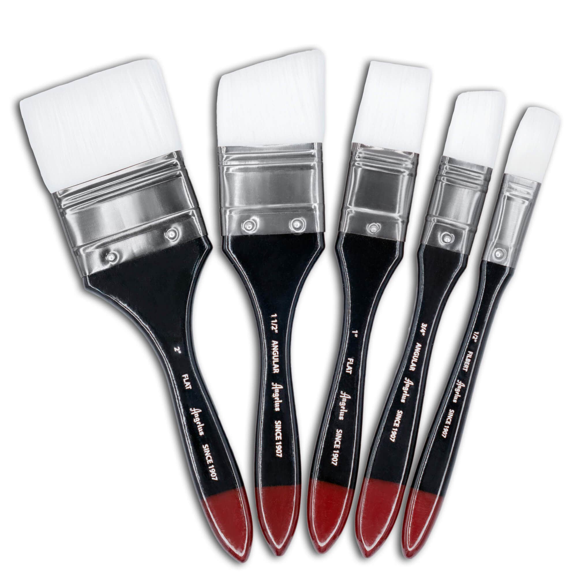 Angelus Jumbo Paint Brush Set - Angelus Direct