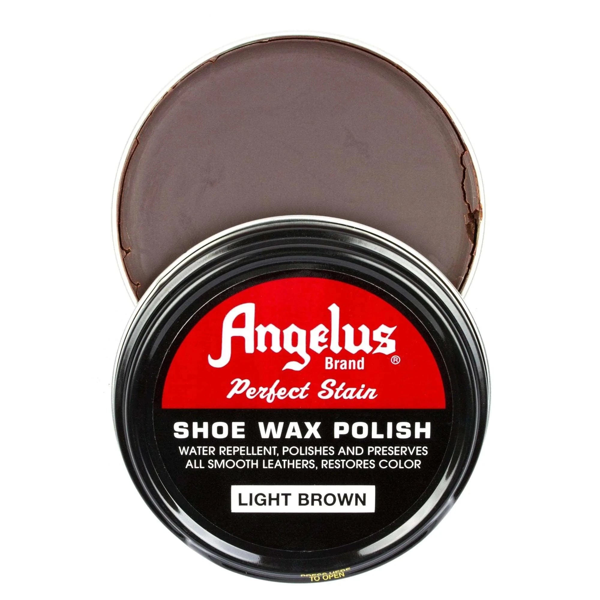 Angelus Light Brown Shoe Wax Polish - Angelus Direct