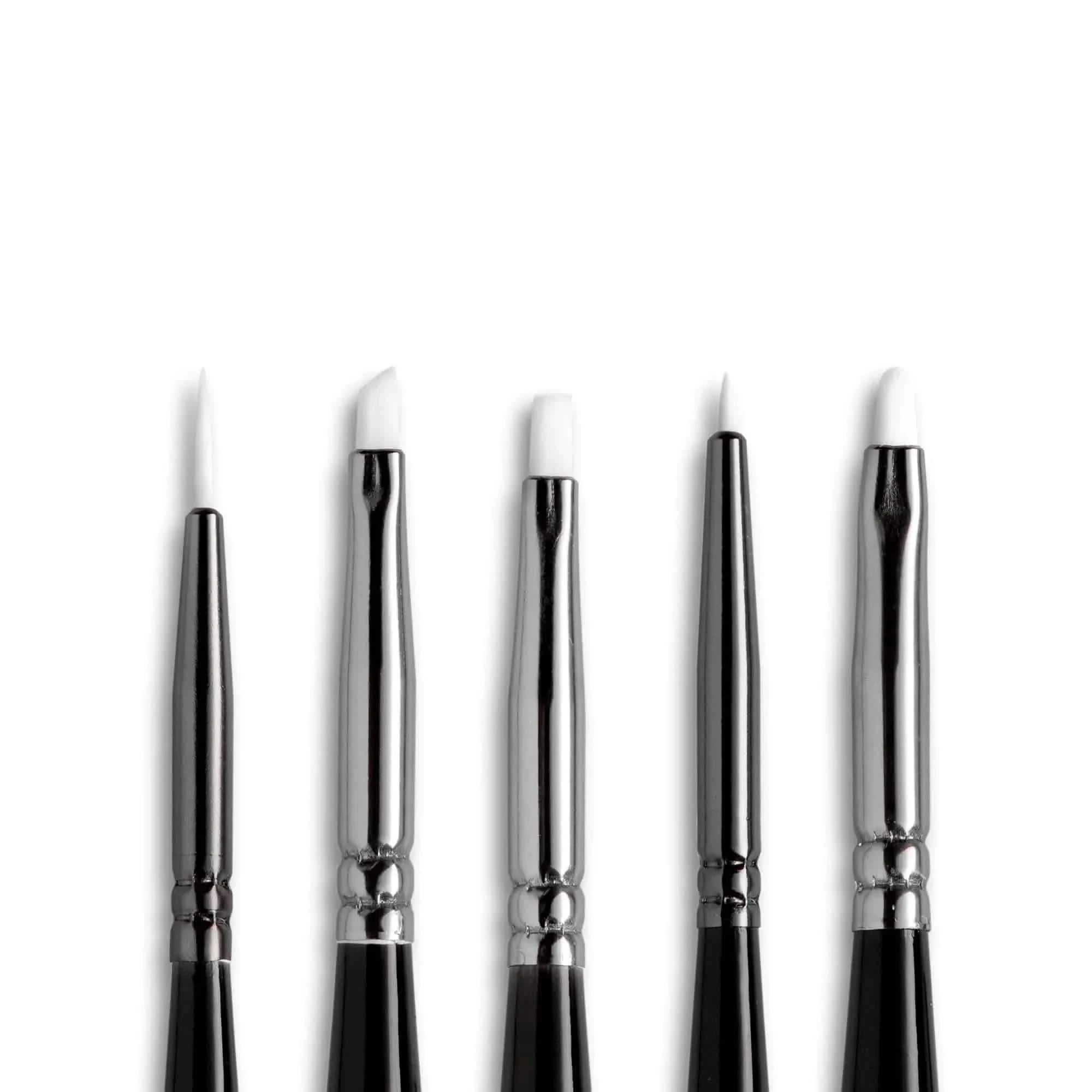 Angelus Direct Angelus Micro Detail Paint Brush Set 5 Brushes Accessories
