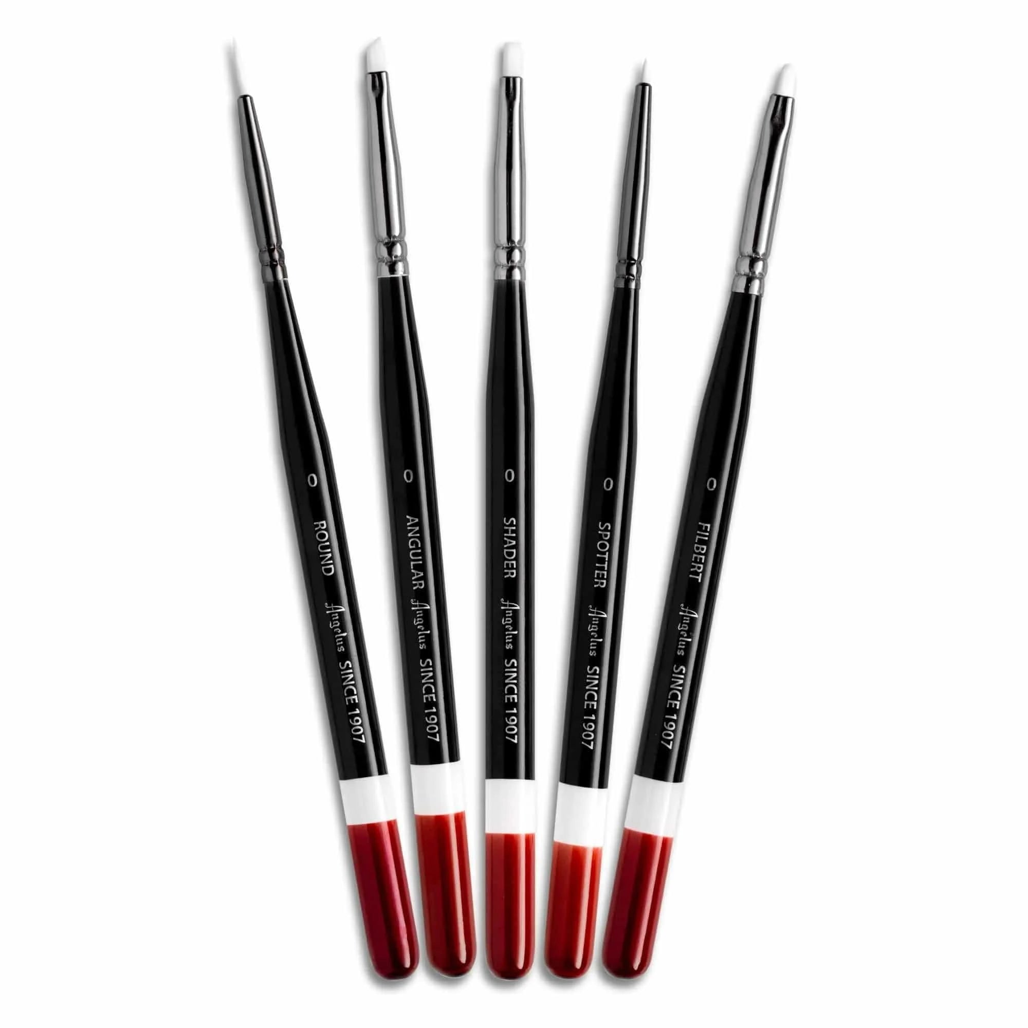 Angelus Micro Detail Paint Brush Set - Angelus Direct