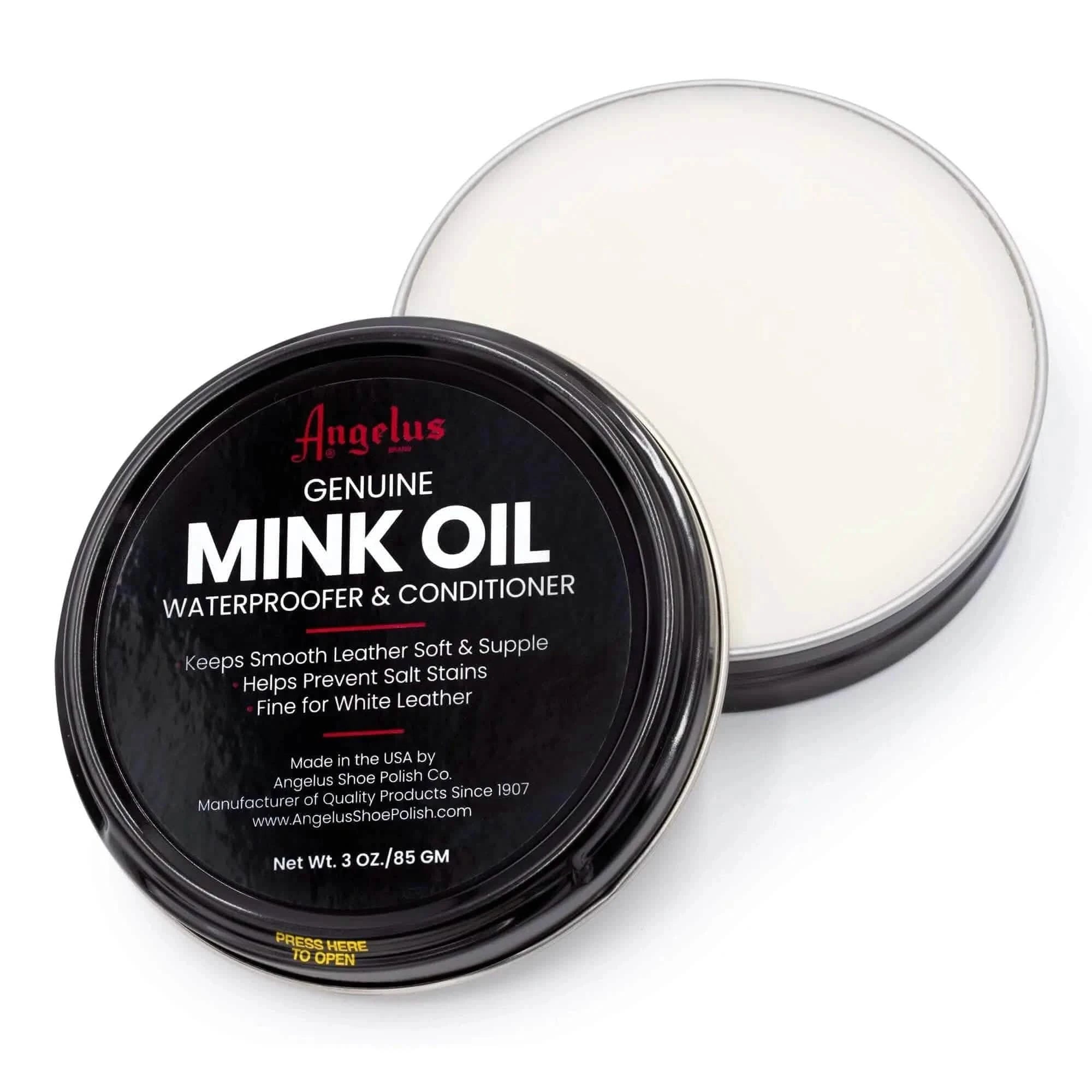 Angelus Direct Angelus Mink Oil - Paste Tin / 3 oz. Conditioner
