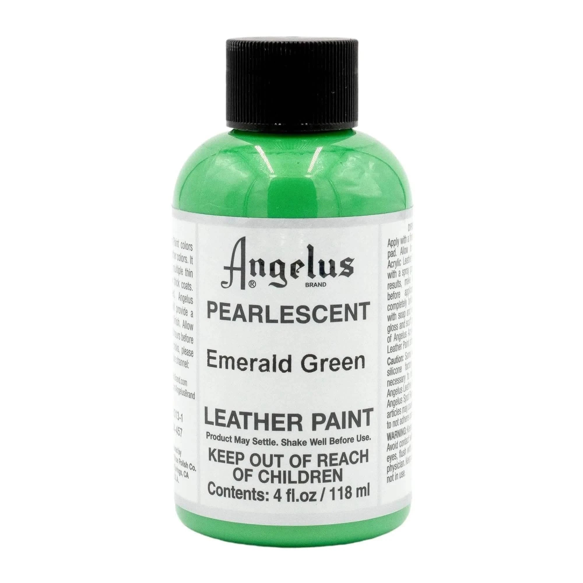 Angelus Direct Angelus Pearlescent Emerald Green Paint 4 oz. Pearlescent Paint