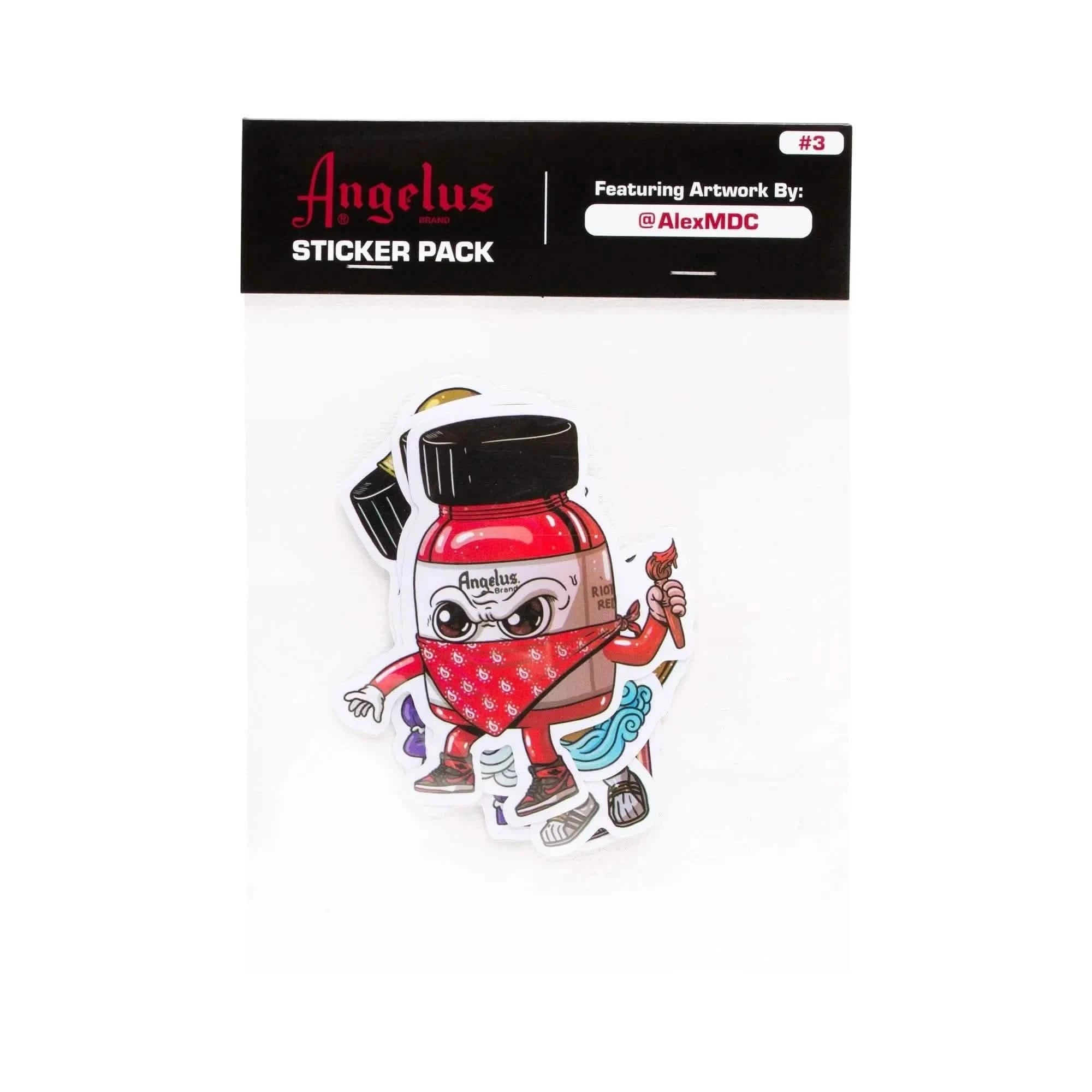 Angelus Direct Angelus Products Sticker Pack by AlexMDC #3 Pack of 7