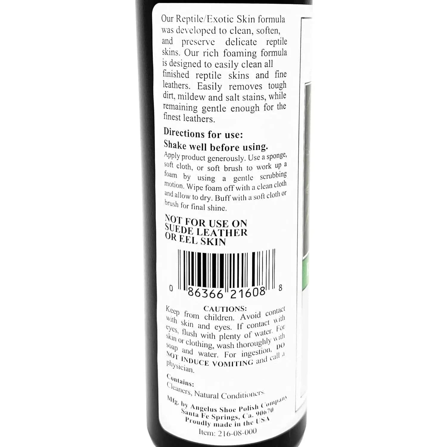 Angelus Direct Angelus Reptile & Exotic Skin Cleaner & Conditioner 8 oz. Spray Conditioner