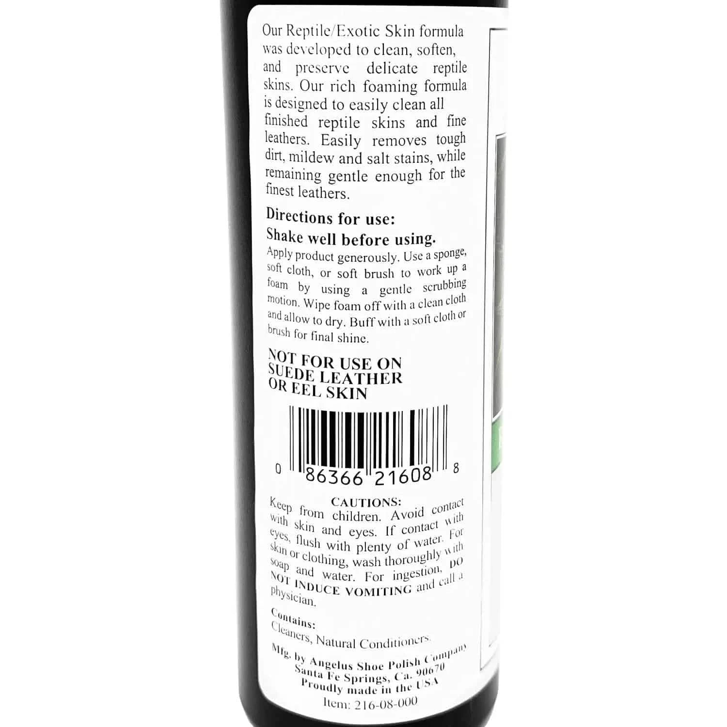 Angelus Direct Angelus Reptile & Exotic Skin Cleaner & Conditioner 8 oz. Spray Conditioner