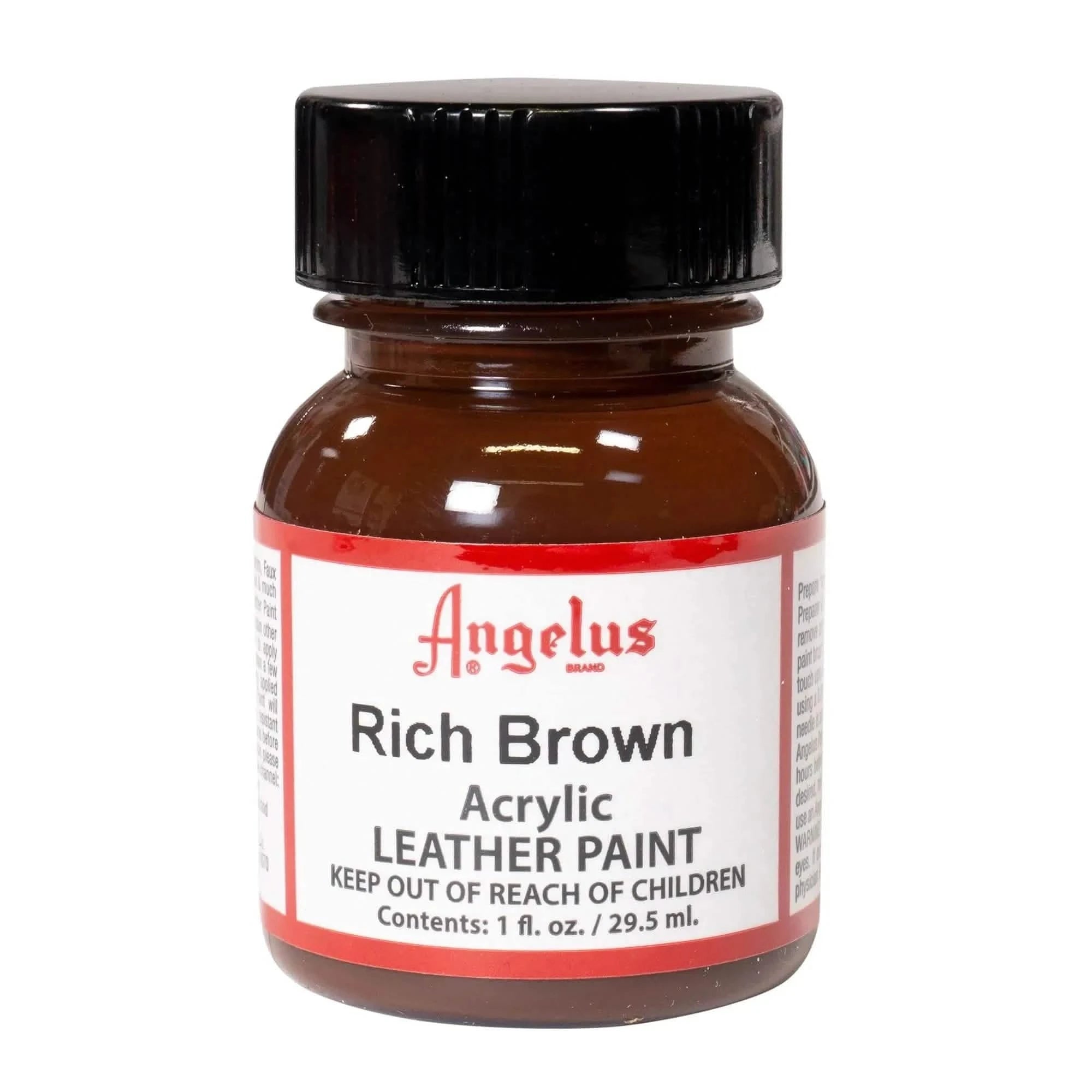 Shop Angelus Rich Brown Paint Best Acrylic Leather Paint