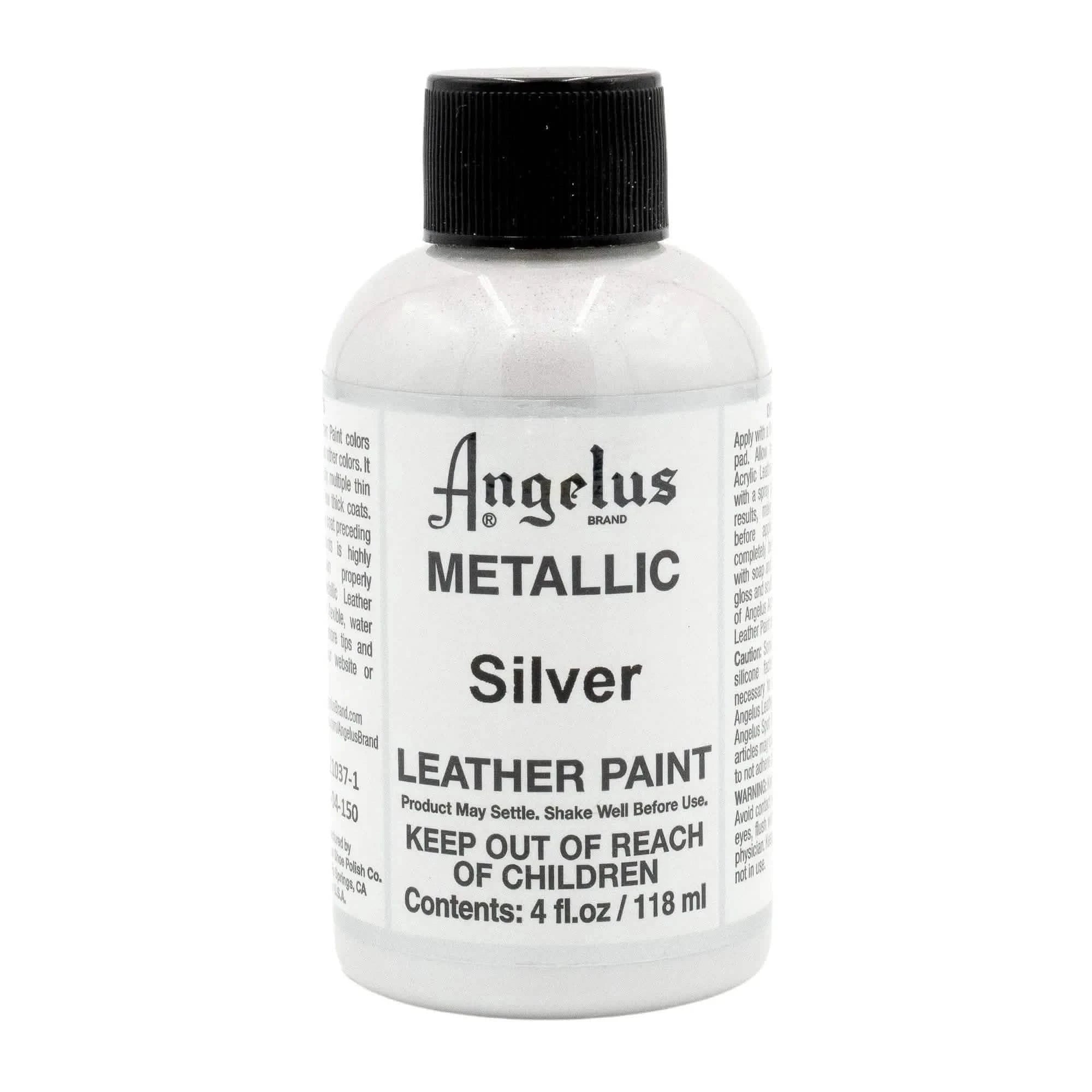 Angelus Direct Angelus Metallic Silver Paint 4 oz. Metallic Paint