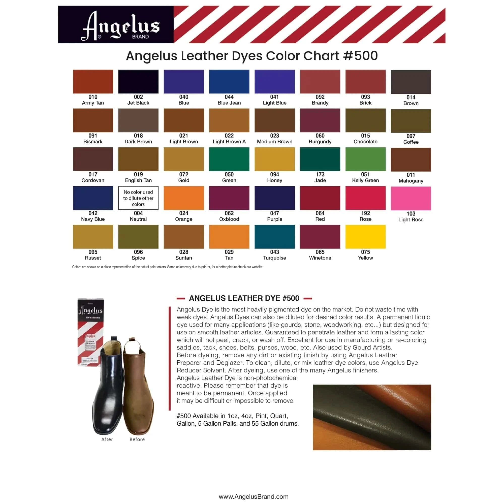 Angelus X Barbasol Limited Edition Dye Kit - Angelus Direct