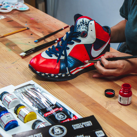 Paint Sneakers with Angelus Basics Kit
