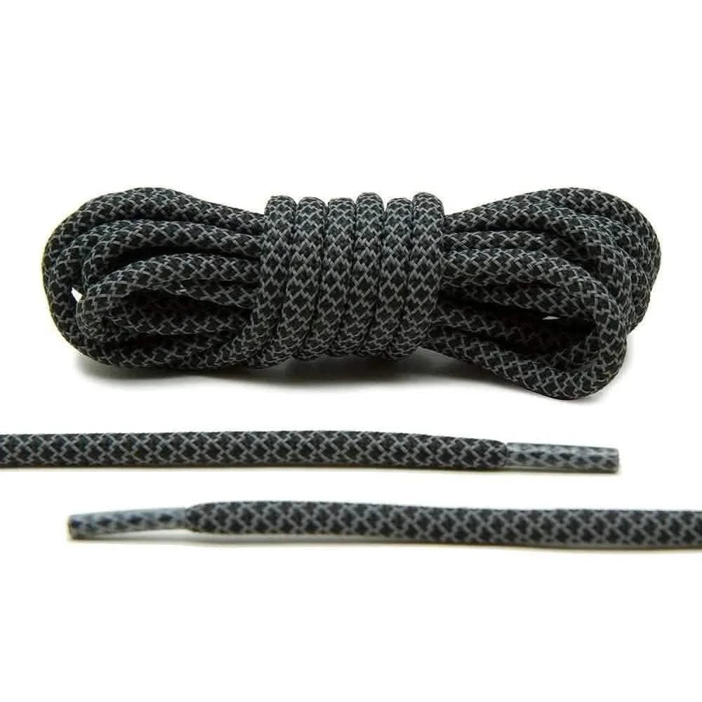 Lace Lab Black 3M Reflective Rope Laces Reflective Rope Shoelaces