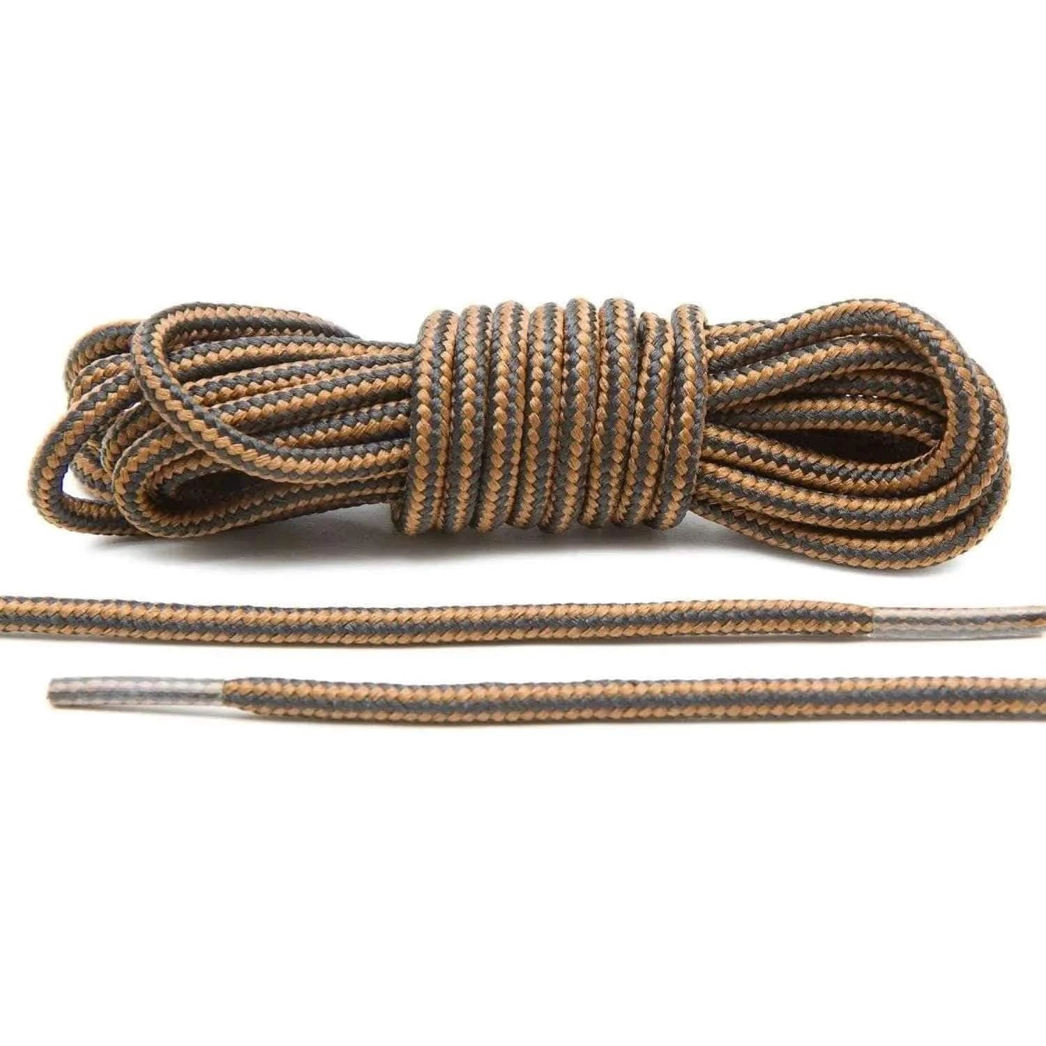 Lace Lab Black/Tan Boot Laces Boot Shoelaces