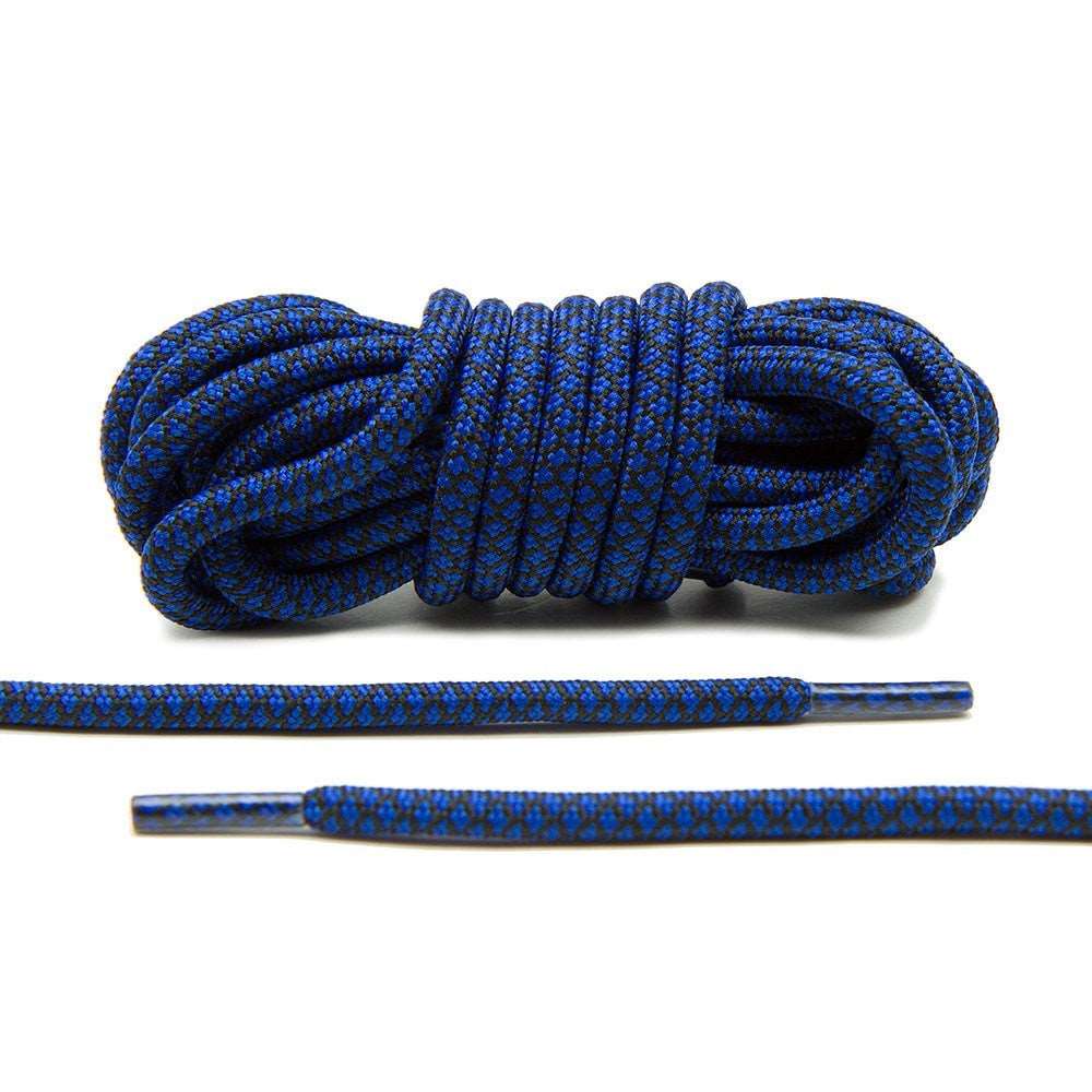 Lace Lab Blue Black Rope Laces