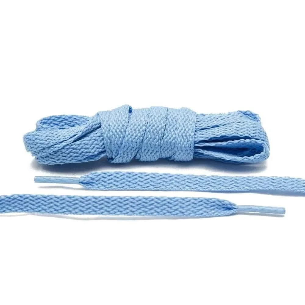 Lace Lab Carolina Blue Shoe Laces Flat Shoelaces