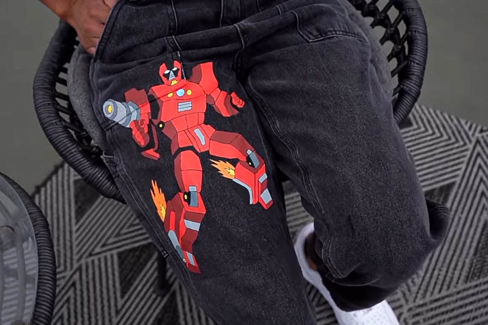 custom painted jeans