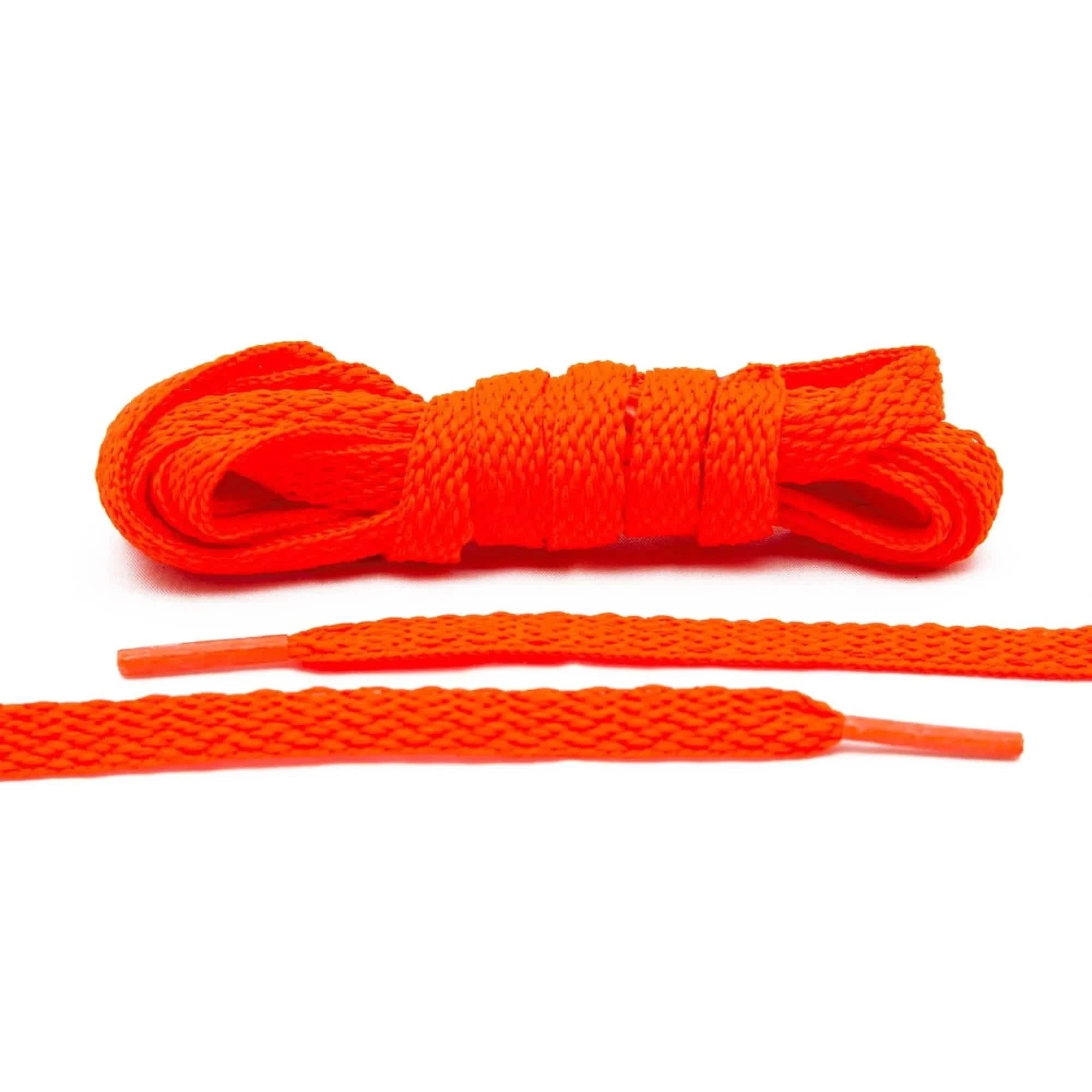 Flaming Orange Flat Shoe Laces 54" Flaming Orange Flat Shoe Laces 54"