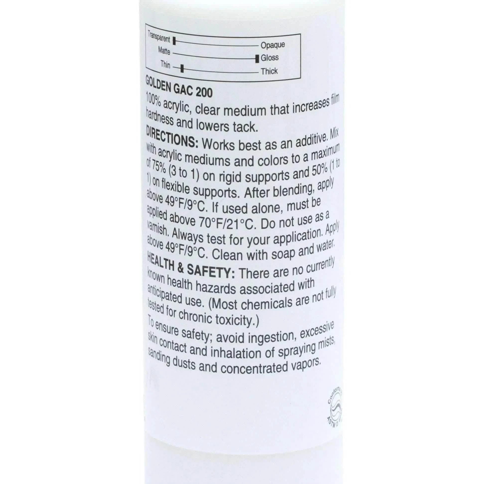 Angelus Direct GAC-200 Film Hardener 8 oz. Paint Additives