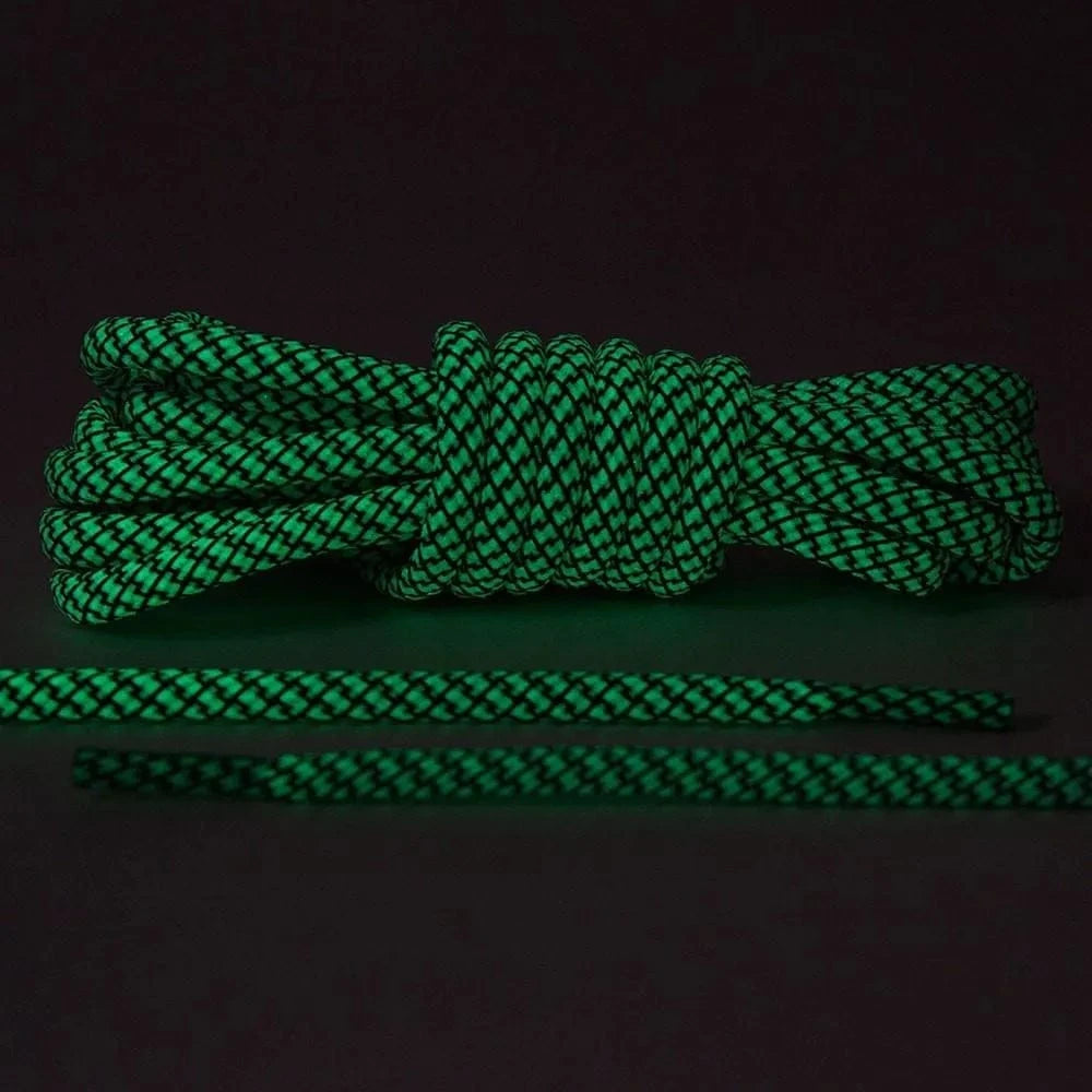 Glow In The Dark 3M Reflective Rope Laces - Angelus Direct