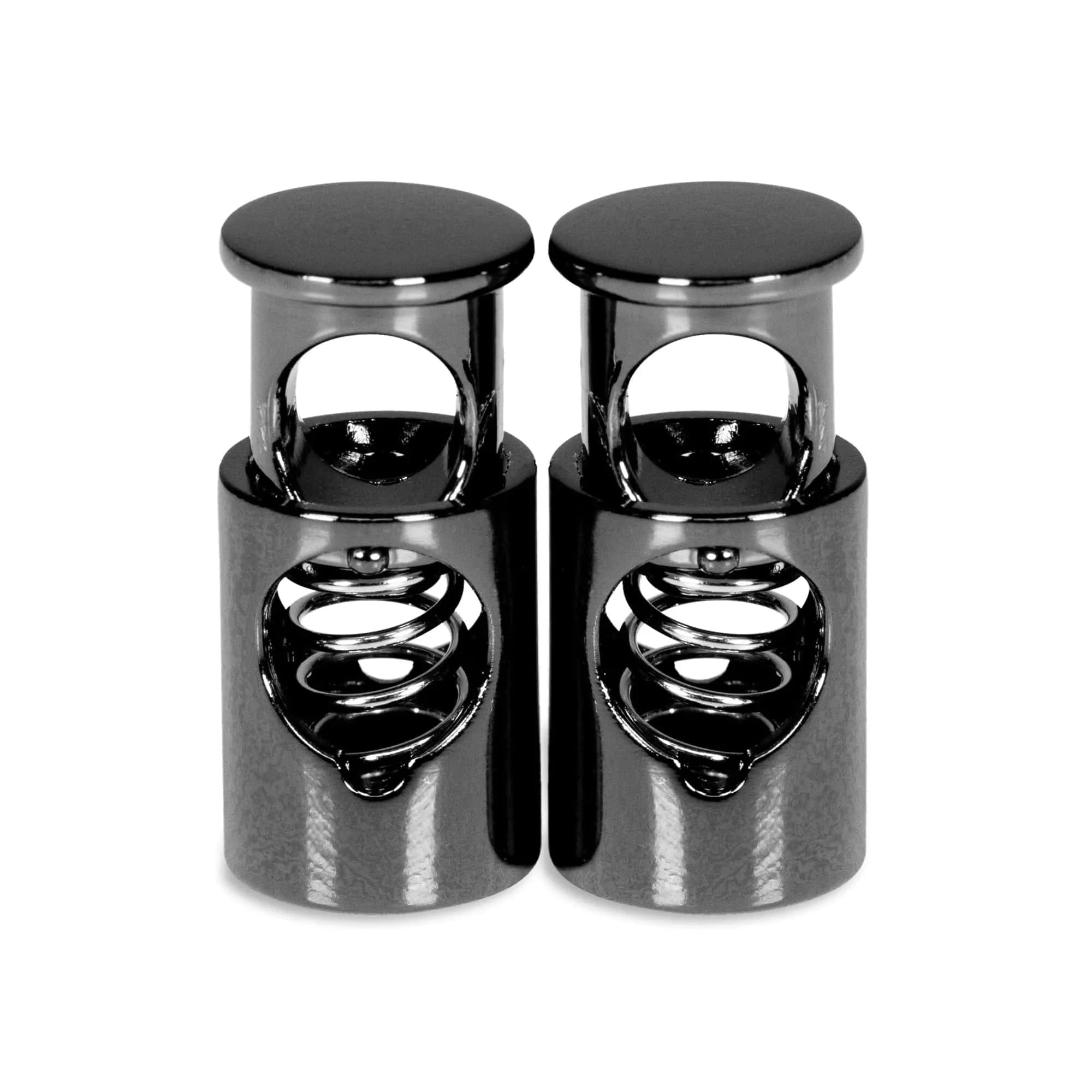 Shop Durable Gunmetal Lacelock Black Shoelace Stopper