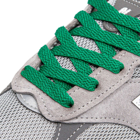 Kelly Green Flat Lace Lab Laces