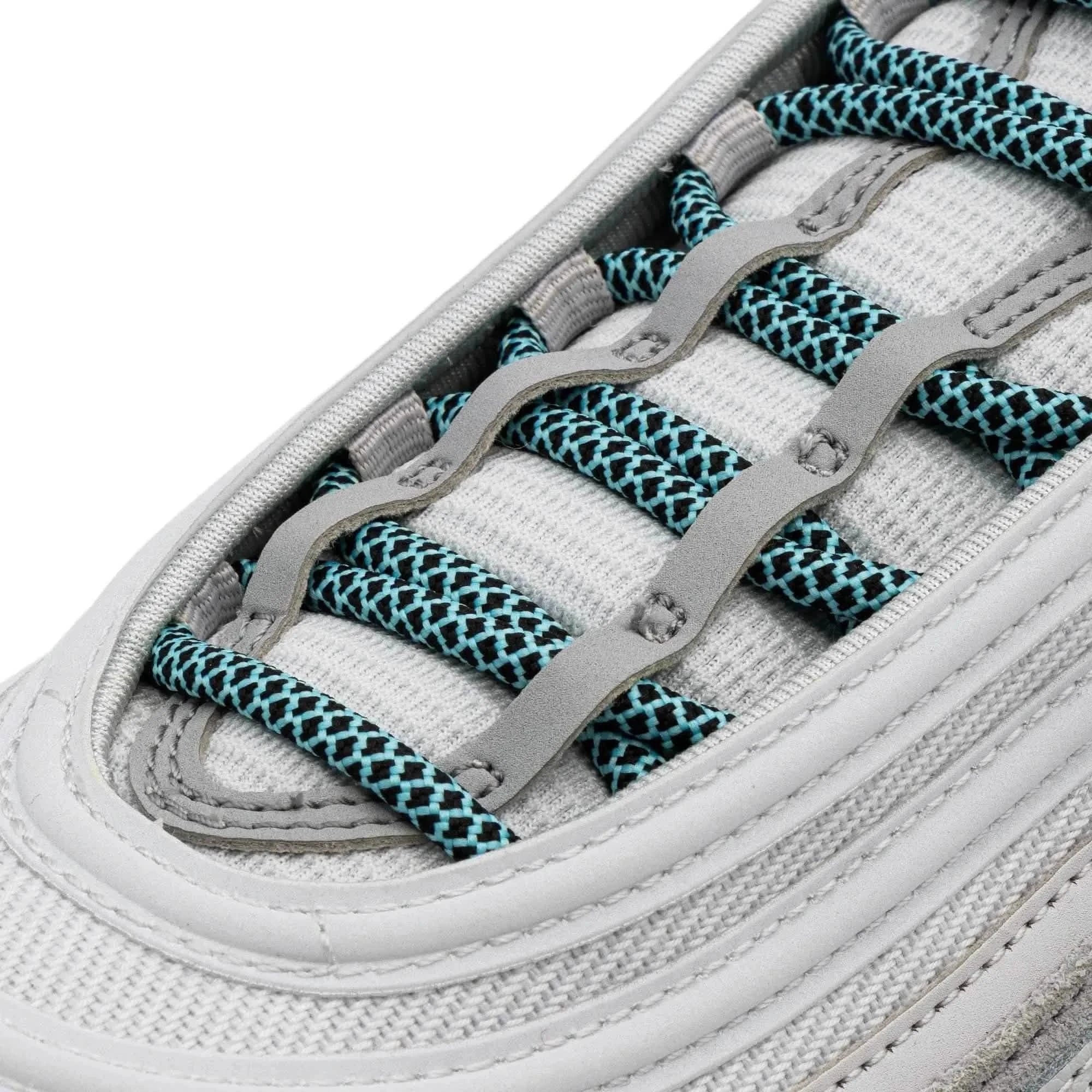 Lace Lab Mint/Black Rope Laces Rope Shoelaces