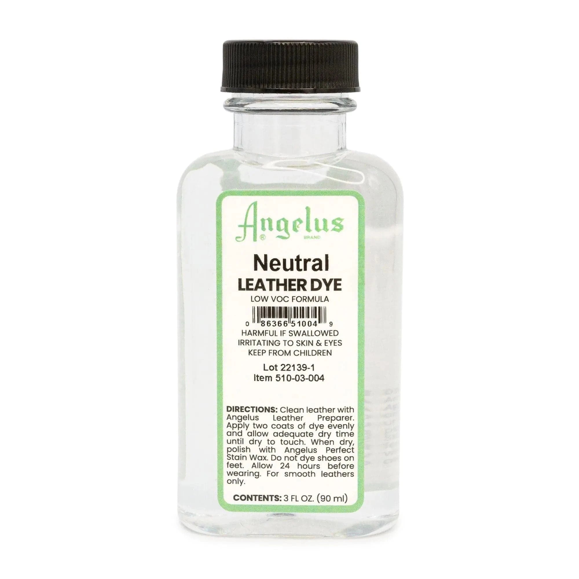 Angelus Direct Neutral Low VOC Leather Dye 3 oz. Low VOC Leather Dye