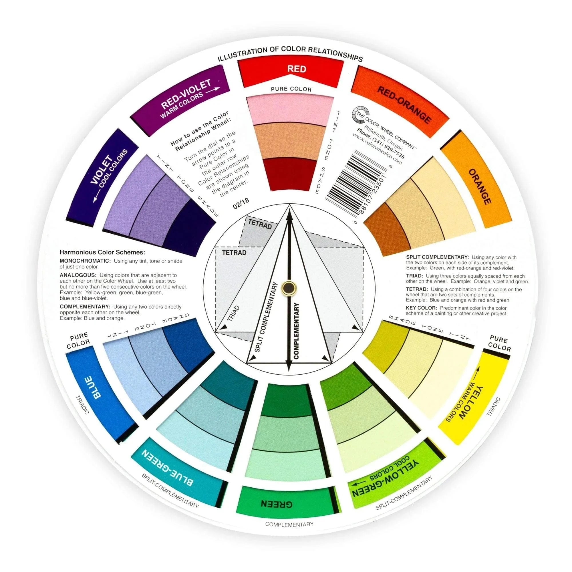 Pocket Color Wheel - Mixing Guide - Angelus Direct