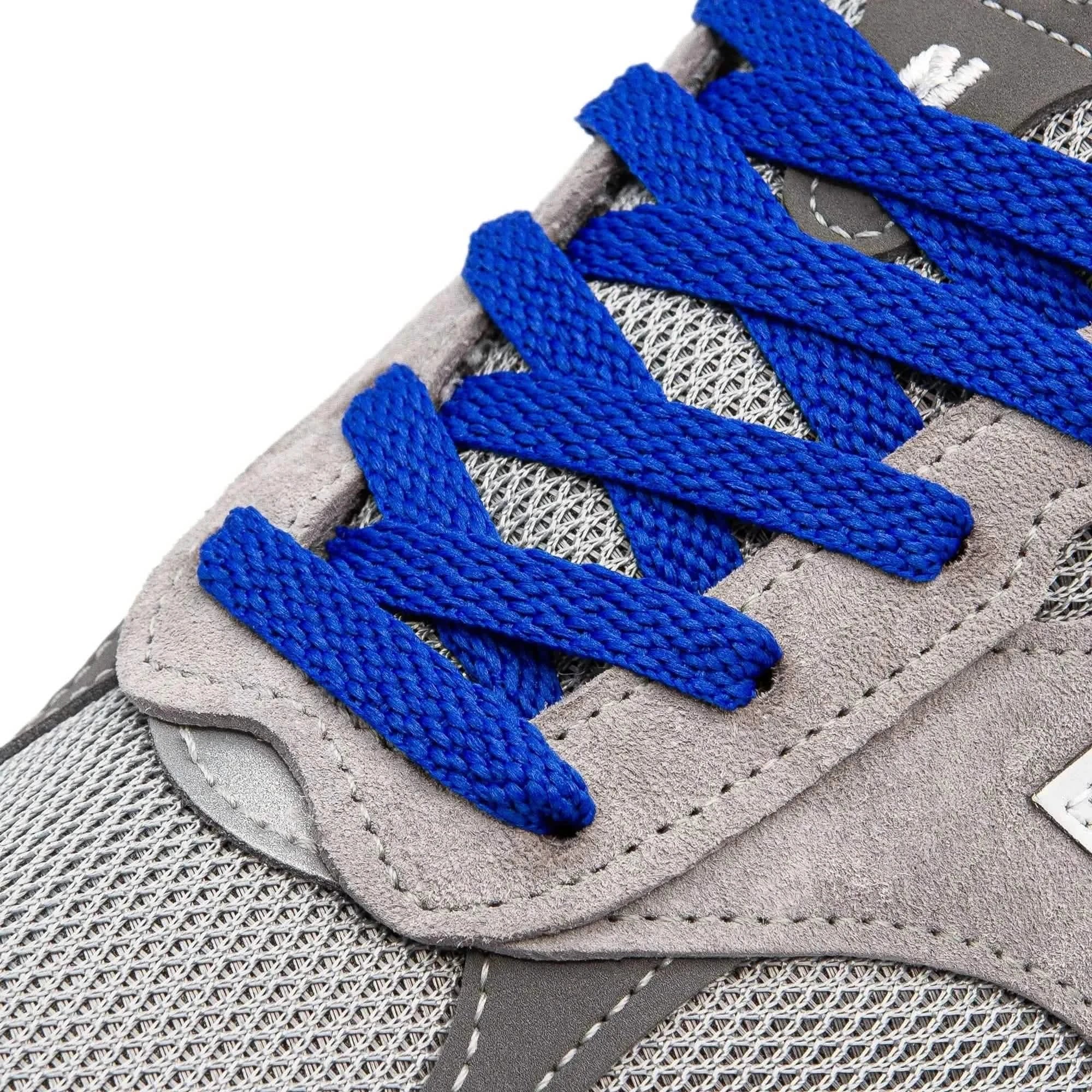 Lace Lab Royal Blue Shoe Laces Flat Shoelaces
