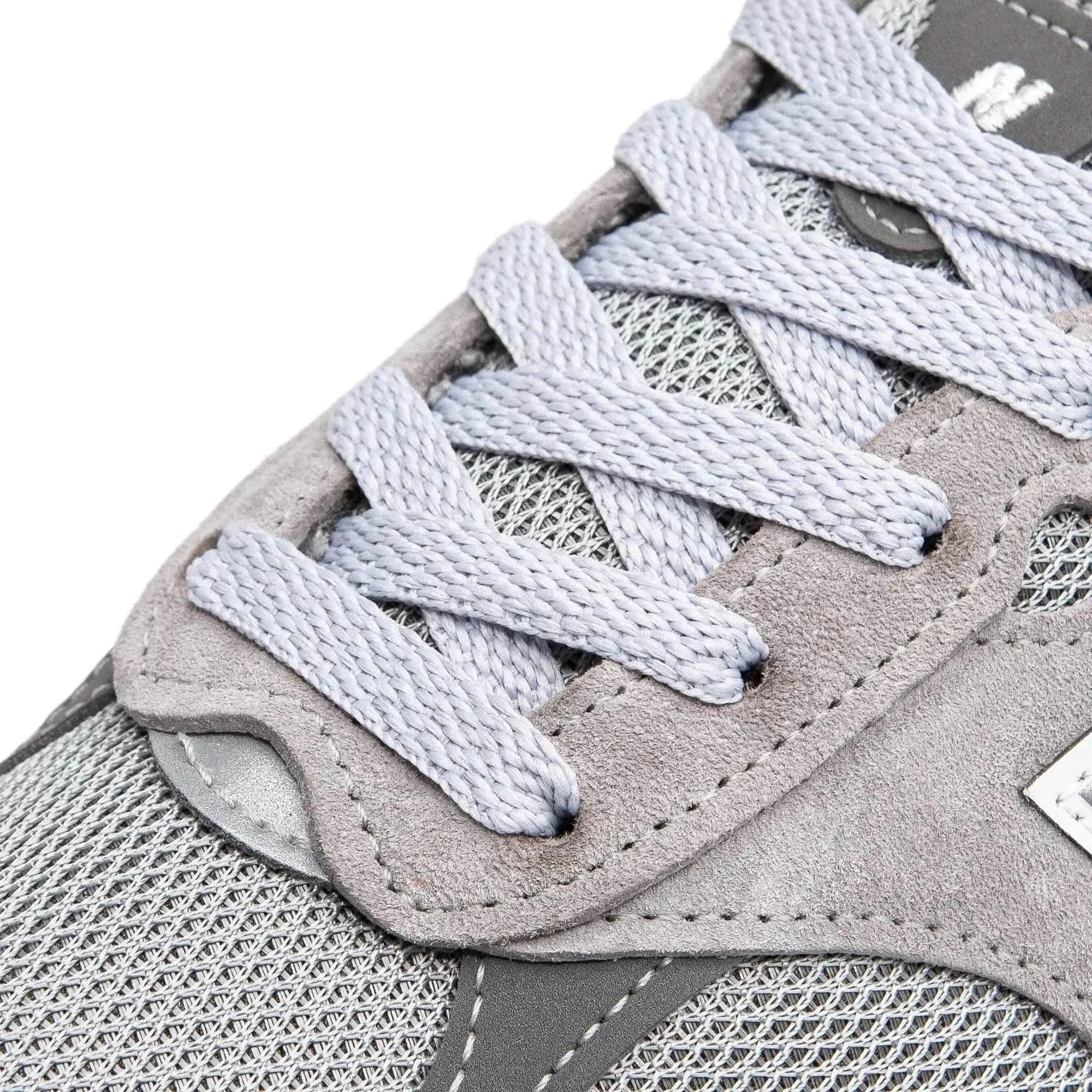 Lace Lab Silver Shoe Laces Flat Shoelaces