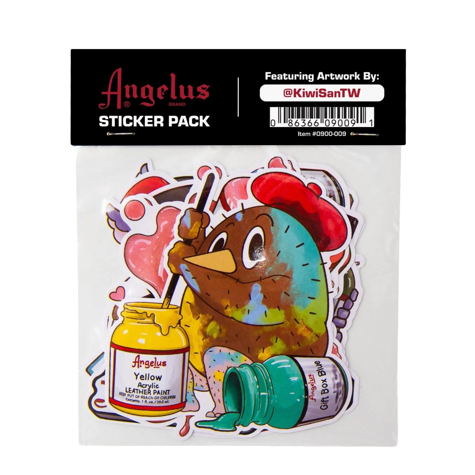 Angelus Direct Sticker Pack By @KiwisanTW Pack of 5