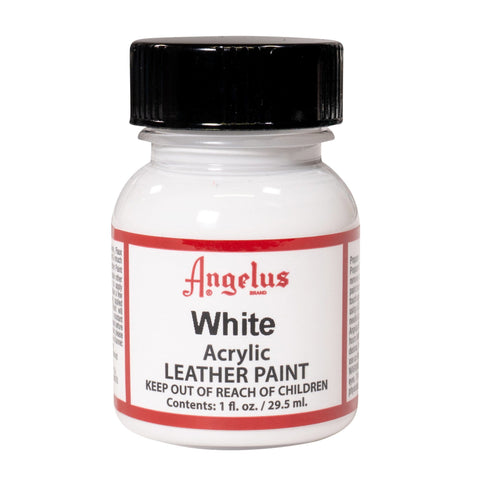 Angelus White Acrylic Leather Paint - Restore & Customer Shoes and Sneakers