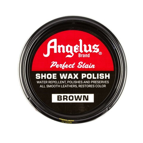 Angelus Brown Shoe Polish | A blend of the highest quality waxes to give the best shine